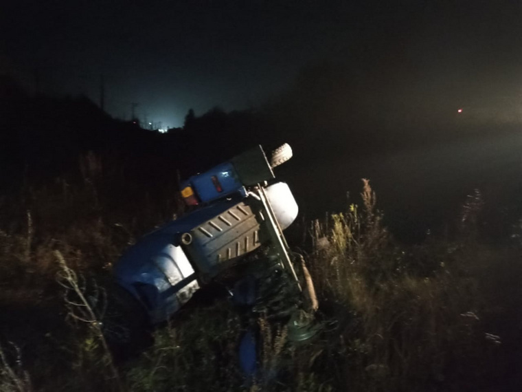 Водитель мотоцикла погиб на месте аварии