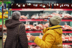 Цены на пиво и колбасы. Курган, покупатели, мясо, продуктовый магазин