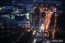Вечерний Екатеринбург, виз-бульвар, верх исетский бульвар