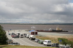 Клипарт. ЯНАО, паромная переправа, закрыта