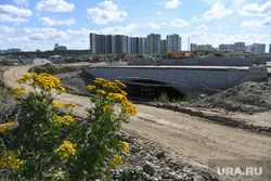 Виды Екатеринбурга, мост, район академический, река патрушиха