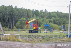 Нефтяное месторождение компании Лукойл. Красновишерский район, Пермский край, лукойл, качалка, нефть, нефтяное месторождение, цднг 11, цех добычи нефти, поселок романово, красновишерский район, нефтепромысел