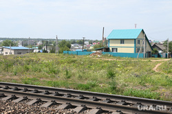 Поселок Октябрьский, Пермский край. Пермь, рельсы, ржд, жд пути