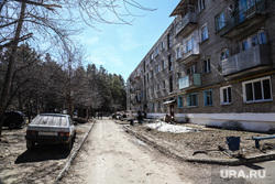 10 и 12 военные городки. Богандинка, военный городок, двор дома