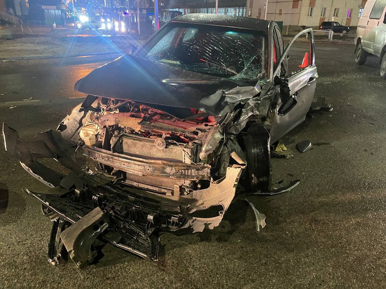 Gazelle and Hyundai collided in Novy Urengoy
