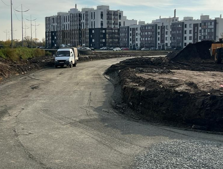 Протяженность нового участка дороги составляет 660 метров