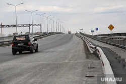 Виды города (развязки, новостройки). Тюмень, мост, автомобиль, развязка