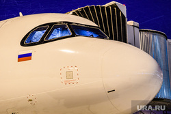Аэропорт "Кольцово" во время снегопада. Екатеринбург, аэропорт, airbus a321 neo, airbus a321neo, авиапарк, авиационный парк