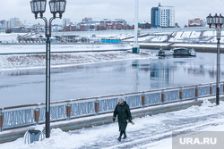 Снежный город. Тюмень, набережная, тура, набережная тюмени, ноябрь, река кама