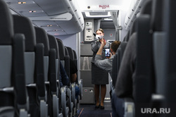 Первый рейс авиасообщения Екатеринбург-Тобольск авиакомпании Red Wings. Екатеринбург, работа, салон самолета, профессия, самолет, стюардесса, бортпроводница