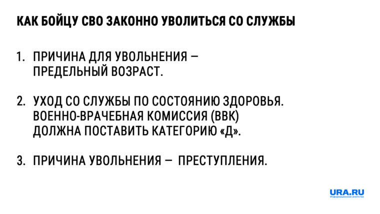 Глава VIII. Увольнение с военной службы, в том числе досрочное (п.п. 35 - 44)