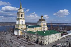 Виды города с высоты. Пермь, соборная площадь, вид сверху, пермь с высоты, художественная галерея пермь