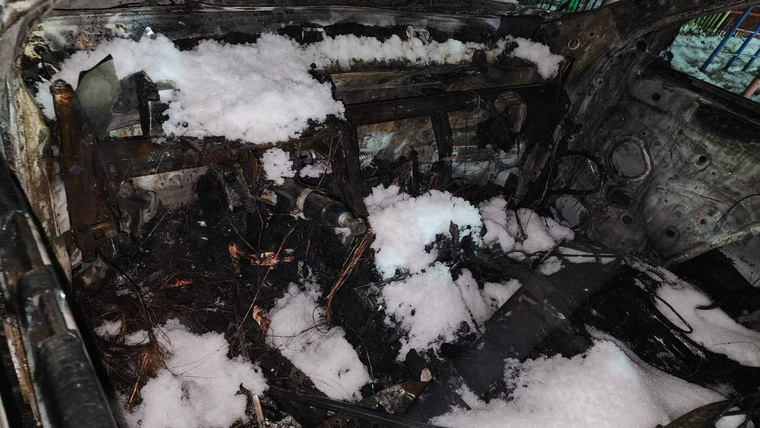 Автомобиль после поджога восстановлению не подлежит