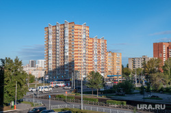 Виды города. Пермь, многоэтажки, бульвар гагарина, шоссе космонавтов
