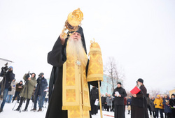 Чин освящения провел епископ Каменский и Камышловский Мефодий