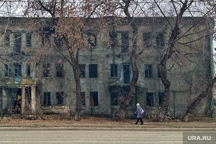 Дома под снос по улице Дзержинского. Курган