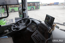 Автобус. Тюмень, руль, автобус, водительское место