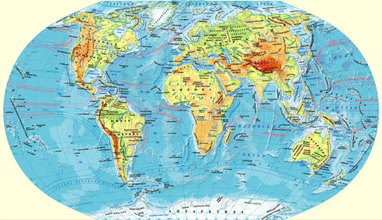 В соцсетях распространяют «настоящую» карту мира с Атлантидой и Лемурией:  фото