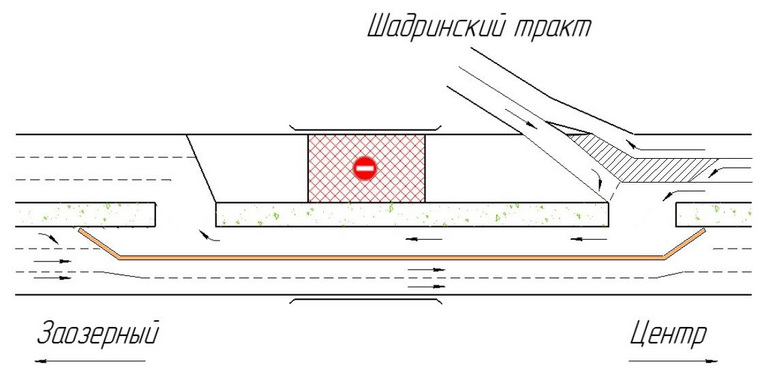 В микрорайоне Заоезрный из-за ремонта моста изменят автомобильное движение, организовав три полосы