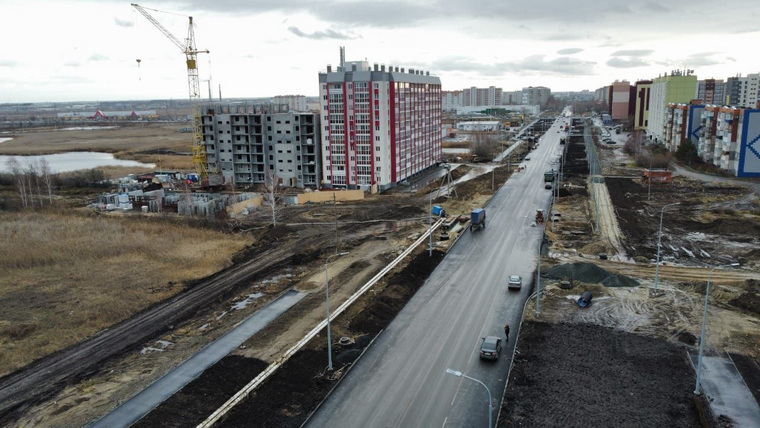 Строительство дорог по улицам Витебского и Фарафонова будет закончено в 2024 году