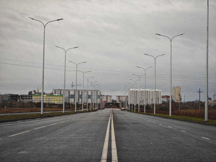 Дорога по улице Галкинская построена