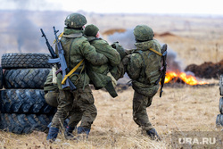 Боевое слаживание мобилизованных на Чебаркульском полигоне ЦВО. Челябинская область, учения, армия, военные, солдаты, оружие, вооружение, война, бойцы, боевые действия, полигон, сво, боевое слаживание