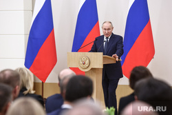Владимир Путин на приветствии членам избирательных комиссий. Москва, путин владимир
