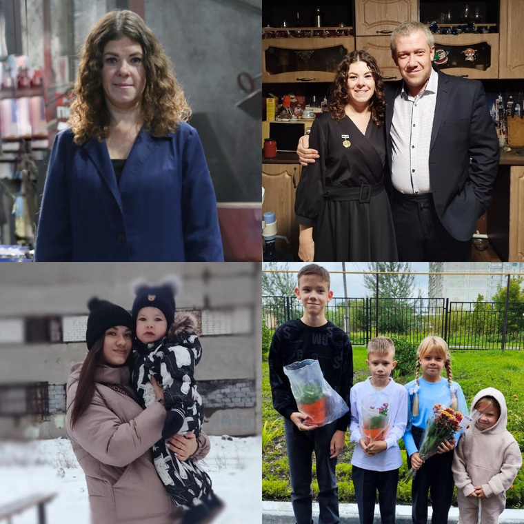 Сотрудницу «Курганмашзавода» Екатерину наградили знаком отличия «Материнская слава» за воспитание пятерых детей