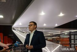Пресс-выход Алексея Текслера в аэропорту. Магнитогорск