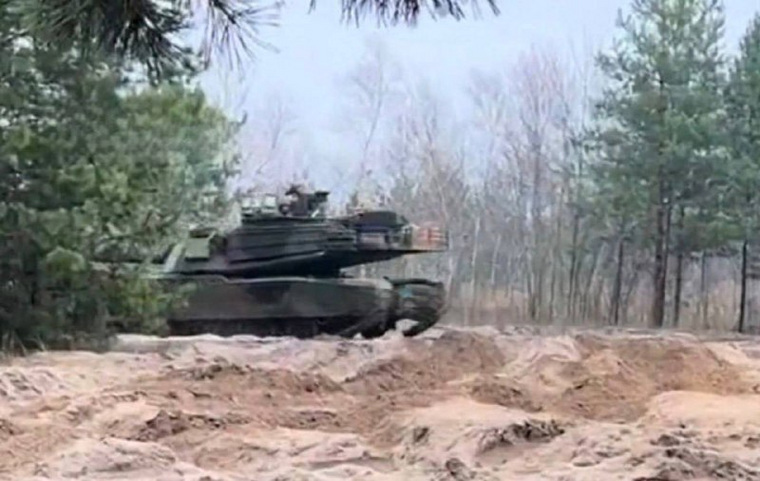 Танк Abrams на Купянском направлении