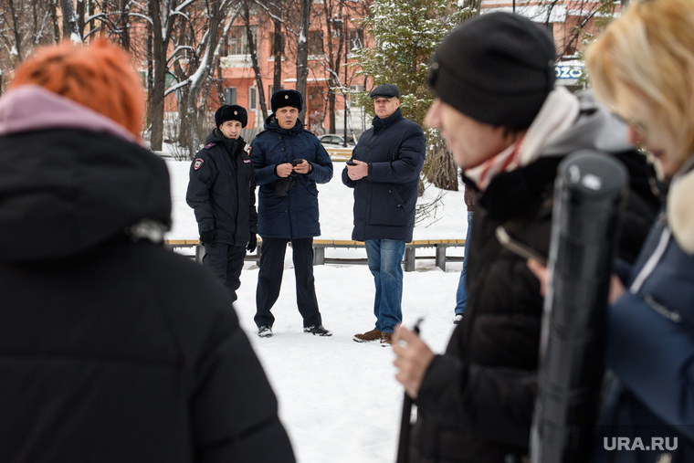 Несостоявшийся пикет феминистов. Екатеринбург