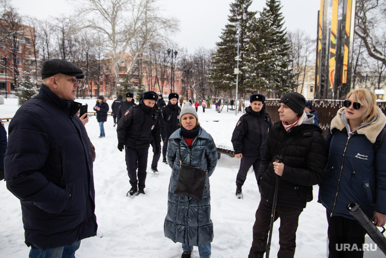 Несостоявшийся пикет феминистов. Екатеринбург