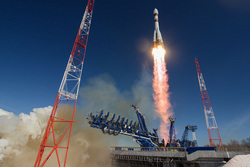 Клипарт, официальный сайт министерства обороны РФ. stock, пуск, спутник, запуск ракеты, ВМФ, космодром плесецк, ракета-носитель, глонасс-м, союз-21б, в небе, stock