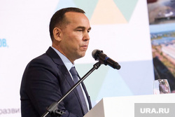 Алексей Текслер и Владимир Якушев на выставке "Россия" на ВДНХ. Москва, шумков вадим