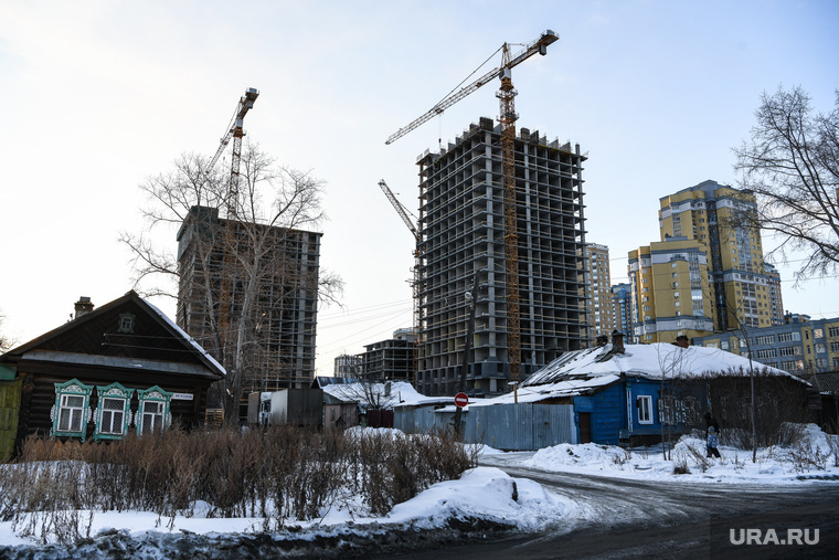 Строительные площадки Екатеринбурга. Екатеринбург 
