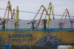 Виды города Мурманск. Мурманск, кран, краны, мурманск