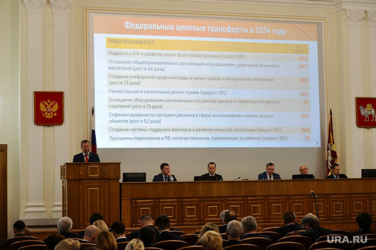Заседание законодательного собрания Челябинской области