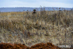 Combat coordination of those mobilized at the Chebarkul training ground of the Central Military District.  Chelyabinsk region, exercises, army, military, soldiers, weapons, armament, war, fighters, combat operations, training ground, friendly, combat coordination