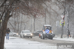 Снегопад. Челябинск, зима, уборочная машина, снегопад, климат, дорожная техника, автотранспорт, дорожная обстановка