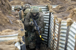 Training of Ukrainian Armed Forces soldiers in the UK.  stock, vsu, mercenary, stock