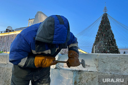 Ледовый городок. Курган, ледовый городок