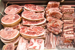 Клипарт. Санкт-Петербург, продукты, свинина, заморозка, прилавок, рынок, мясо