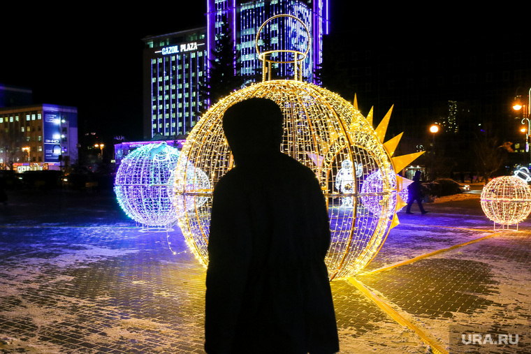 Новогоднее оформление. Тюмень, новогоднее оформление, новогодняя инсталяция, новогодняя иллюминация