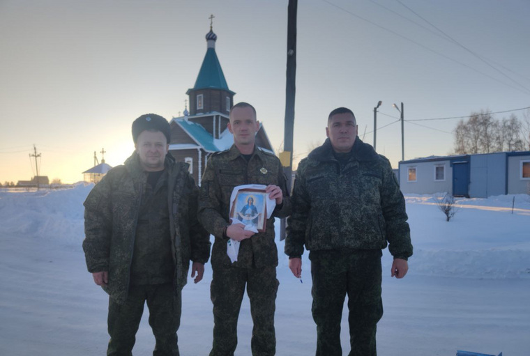 Курганские казаки передадут на фронт Покровскую икону из Далматовского округа