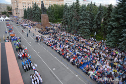 Чемпионат России по пожарно-прикладному спорту. Челябинск., парад