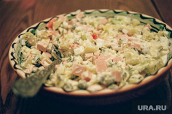 В России подорожал салат оливье с колбасой