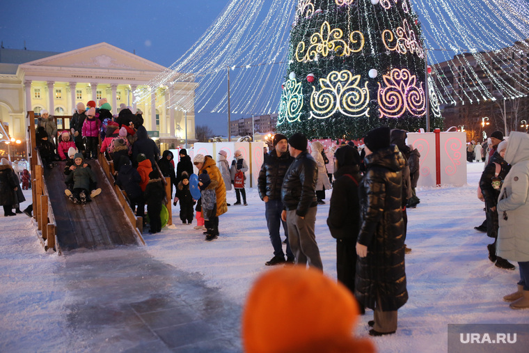 Открытие главной елки города. Тюмень