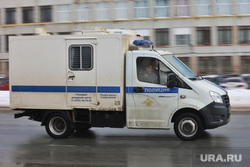 Завод КМЗ. Курган, автозак, полиция