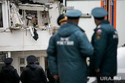 Последствия взрыва газа в доме 9А на улице 28 июня в  Ногинске. Москва, мчс, газ, офицеры, последствия, спасатели