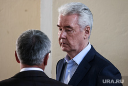 Премьер-министр России Михаил Мишустин во время своего посещения техно-парка "Калибр". Москва, собянин сергей